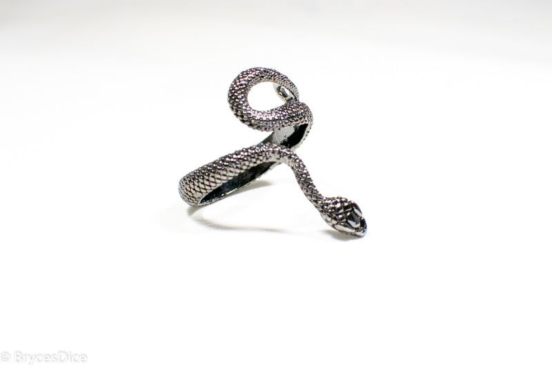 Snake Ring Metal for Cosplay Game Night Dungeons and Dragons  (adjustable)