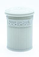 Trash Can Dice Jail: 3d Printed Grey Trash Can for Bad Dice D&D Dice Accessory