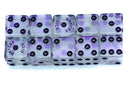 10-Pack BrycesDice 16mm Glitter d6 (Purple) Square Edge