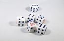 Custom USA Dice with Red White and Blue Theme Patriotic