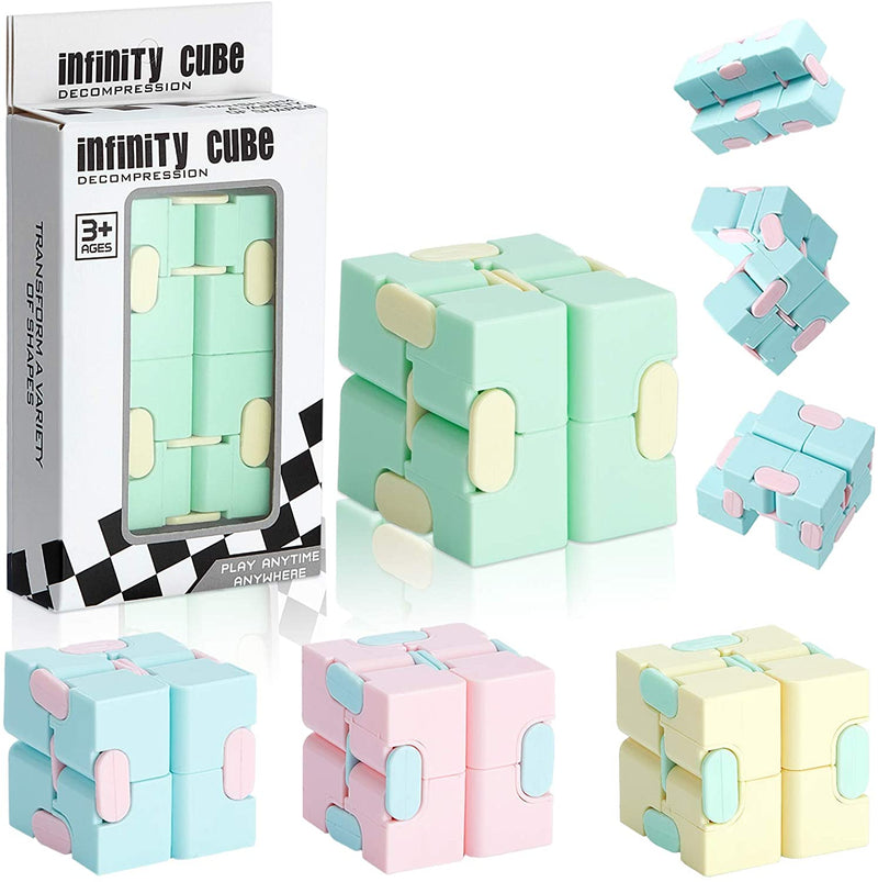 Infinity Cube (4 Colors) Toy for Reducing Stress and Anxiety Fidget To