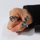 Dragon and Arm Ring Metal for Cosplay Game Night Dungeons and Dragons (adjustable)