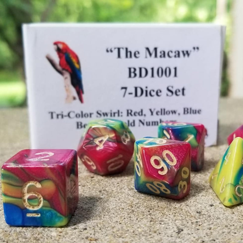 "The Macaw" 7-Dice Set BD1001