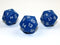 Countdown 30mm d20 Blue/White Spindown d20 Large (sold per die)