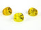 Translucent Polyhedral Yellow/white d3 | PT0302 | 3-Sided Dice (sold per die)