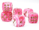 Heart Pips d6 | 7 Color Options | Multipack Options