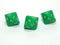Opaque d16 Green/white Sixteen Sided Dice DnD Rpg Dice (sold per die) XQ1605