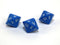 Opaque d16 Blue/white Sixteen Sided Dice DnD Rpg Dice (sold per die) XQ1606