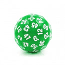 D60-Green Opaque w/White Numbers RPG DND Dice