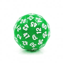 D60-Green Opaque w/White Numbers RPG DND Dice