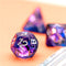 Purple Demon Eye Dragon Eye Dice 7-Dice Set Resin Dungeons and Dragons Dice
