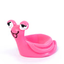 Pink Snail d20 Stand: Small Plastic Novelty Item for Dice Lovers Desks