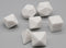 White Opaque (unink) 7-Dice Set of Polyhedral Dice for DND, RPG