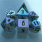 Spearmint White Colorful DND Dice (White&Green) 7-Dice